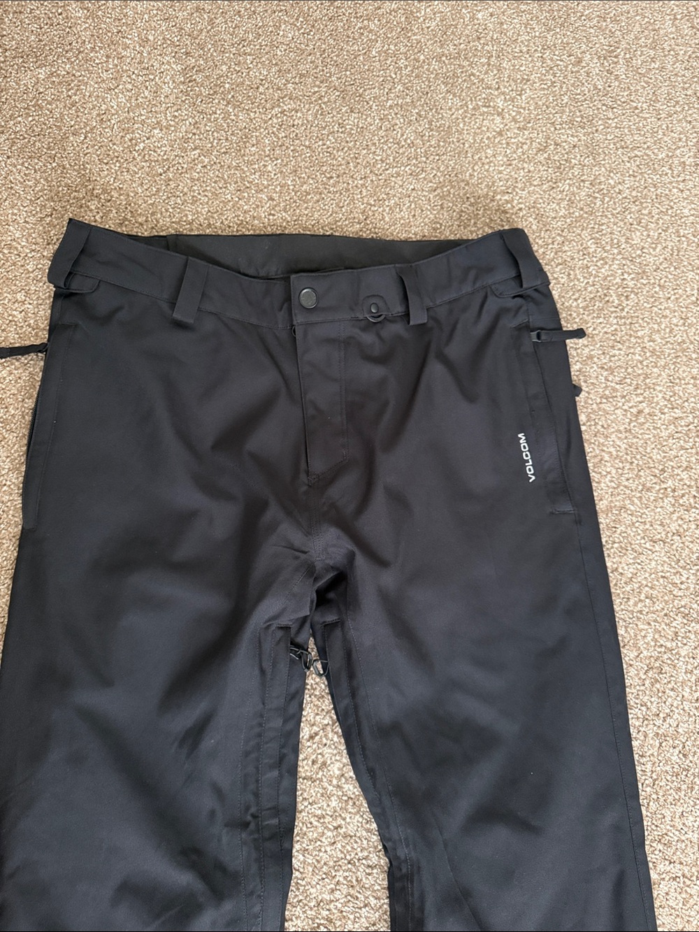 Volcom Black Men's Snow Pants - Picture 2 of 9